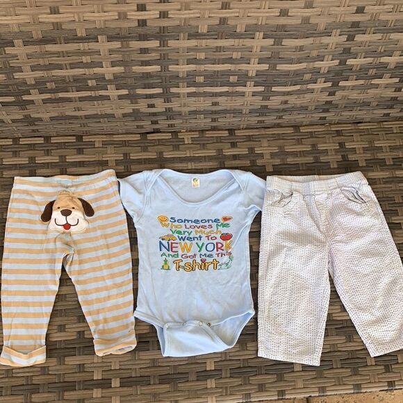 Baby boy top & bottom bundle 3 - Picture 1 of 8